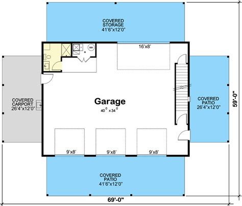 mountain carriage house with unfinished storage